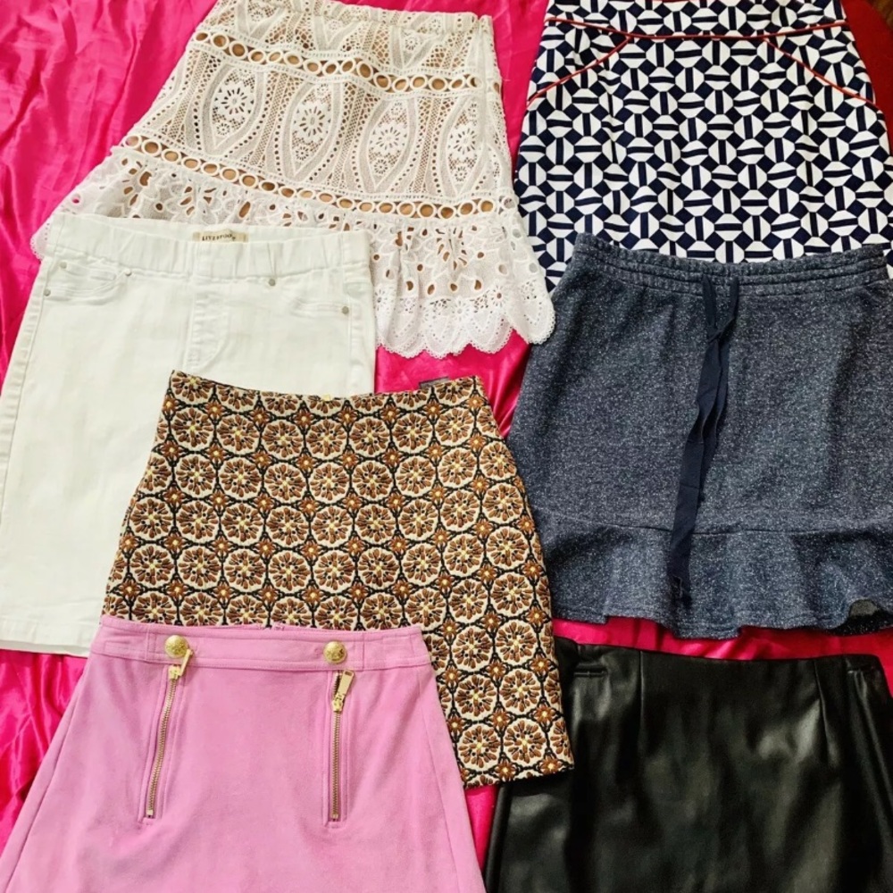 Women’s Skirt Lot Of 7 Xs Michael Kors,Express,etc